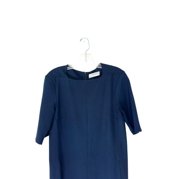 MM Lafleur The Lancia Sheath Dress Navy Business Career Office Work Size 8 - Picture 4 of 14